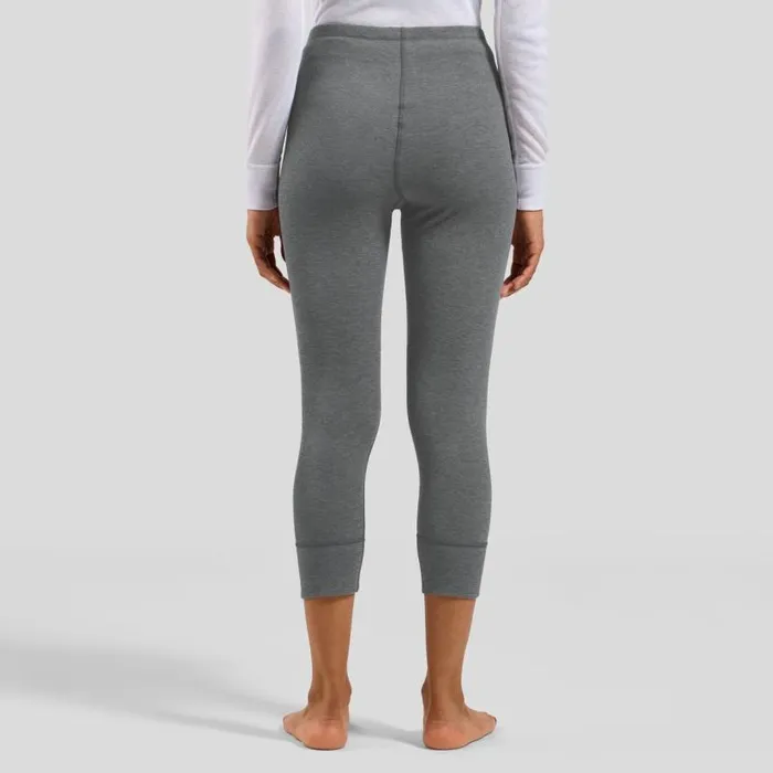 Odlo Base Layers The Active Warm Base Layer 34 Bottoms Odlo Steel Grey Melange 8211 Women