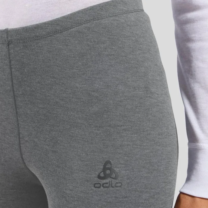 Odlo Base Layers The Active Warm Base Layer 34 Bottoms Odlo Steel Grey Melange 8211 Women