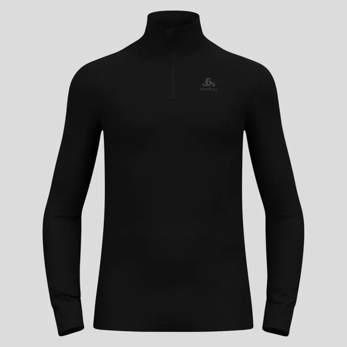 Odlo Base Layers The Active Warm Base Layer HalfZip Black 8211 Men