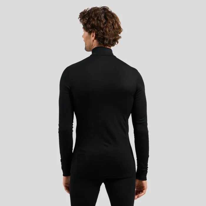 Odlo Base Layers The Active Warm Base Layer HalfZip Black 8211 Men