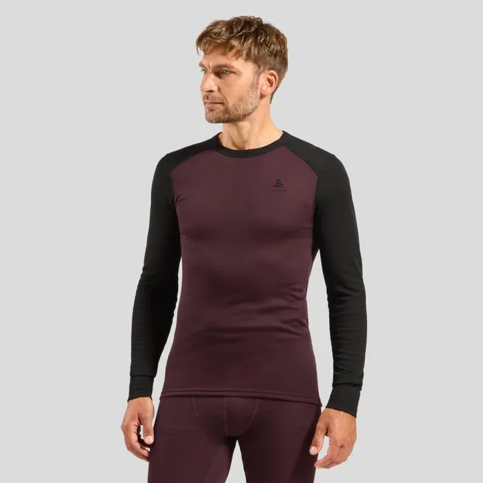 Odlo Base Layers The Active Warm Base Layer Set Fudge 8211 Black 8211 Men