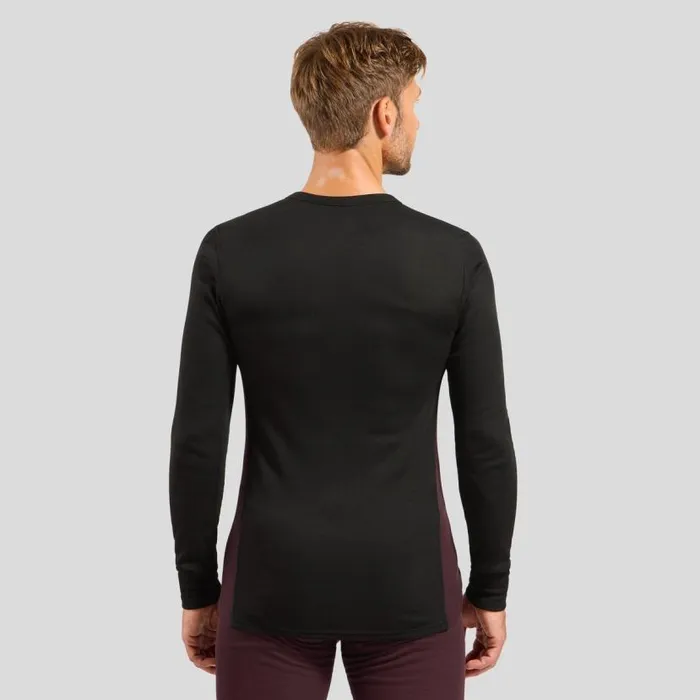 Odlo Base Layers The Active Warm Base Layer Set Fudge 8211 Black 8211 Men