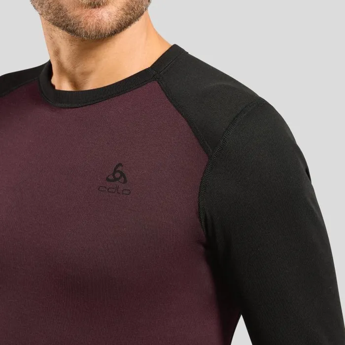 Odlo Base Layers The Active Warm Base Layer Set Fudge 8211 Black 8211 Men