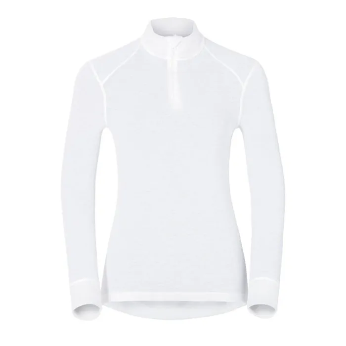 Odlo Base Layers The Active Warm HalfZip Turtleneck Long Sleeve Base Layer Top White 8211 Women Odlo Base Layers The Active Warm HalfZip Turtleneck Long Sleeve Base Layer Top White 8211 Women