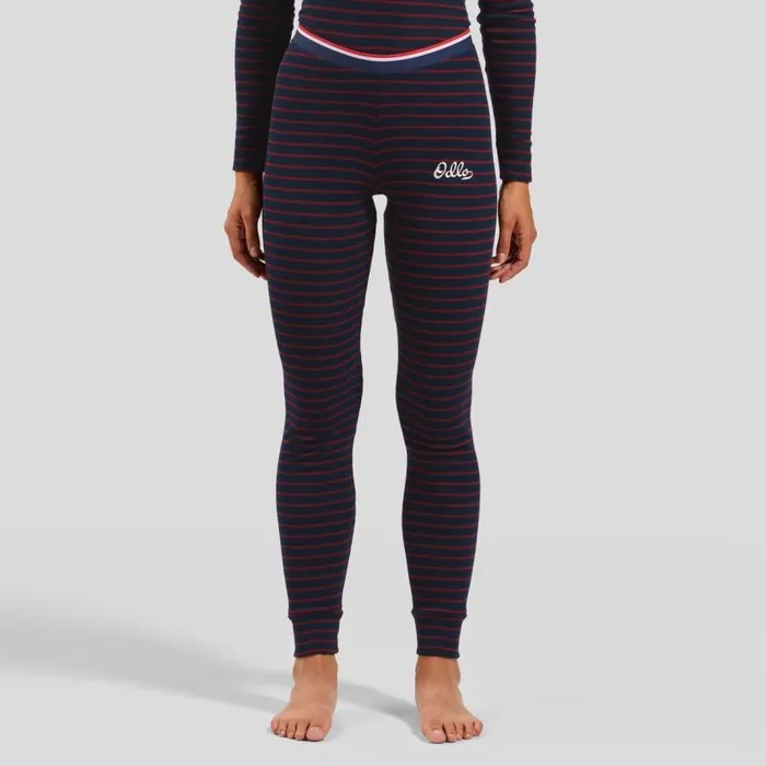 Odlo Base Layers The Active Warm Originals Base Layer Bottoms Dark Sapphire 8211 Sundried Tomato 8211 Women Odlo Base Layers The Active Warm Originals Base Layer Bottoms Dark Sapphire 8211 Sundried Tomato 8211 Women
