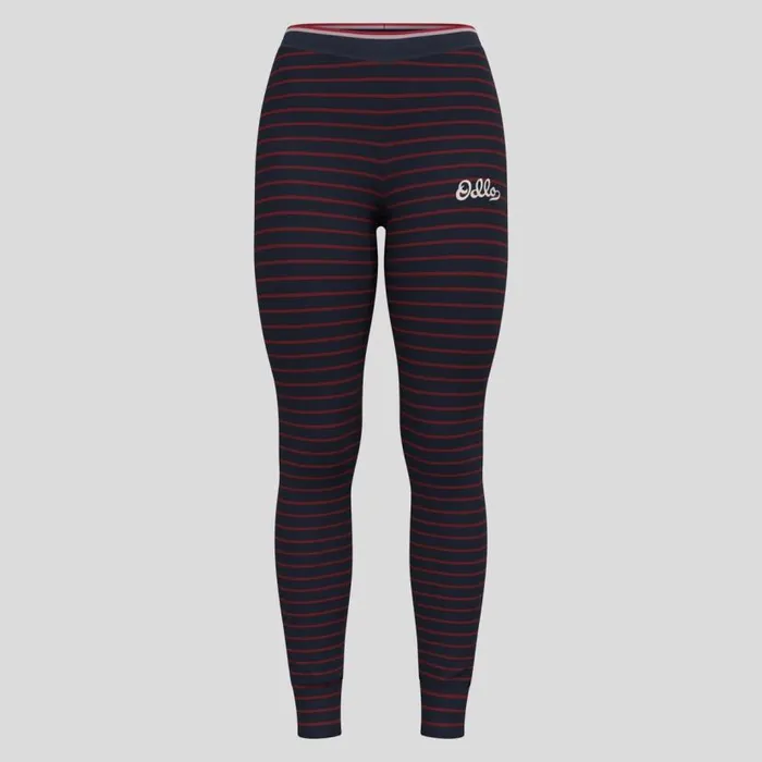 Odlo Base Layers The Active Warm Originals Base Layer Bottoms Dark Sapphire 8211 Sundried Tomato 8211 Women