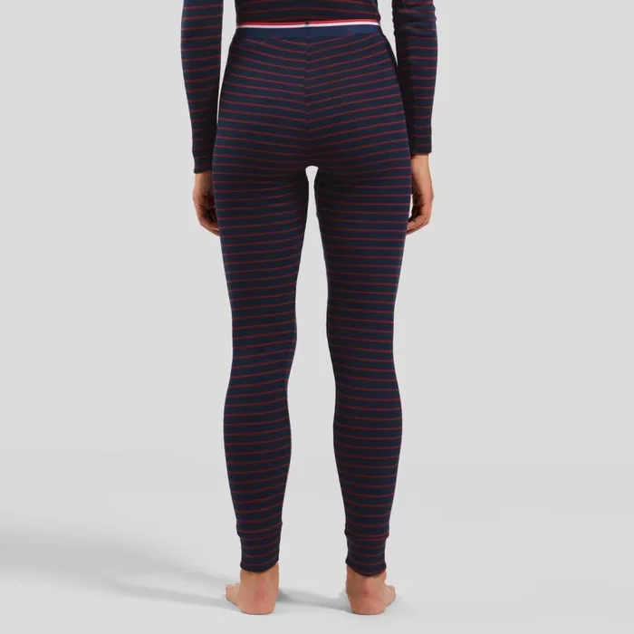 Odlo Base Layers The Active Warm Originals Base Layer Bottoms Dark Sapphire 8211 Sundried Tomato 8211 Women
