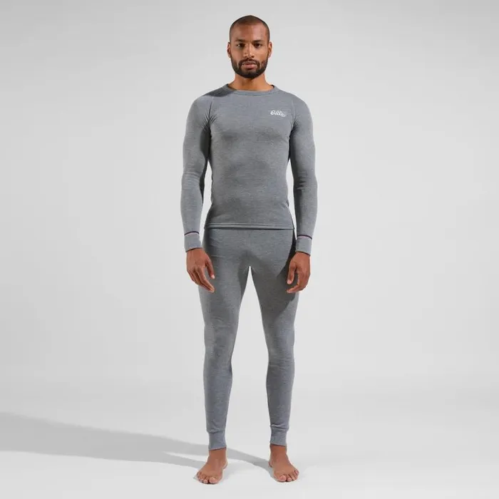 Odlo Base Layers The Active Warm Originals Base Layer Bottoms Odlo Steel Grey Melange 8211 Men