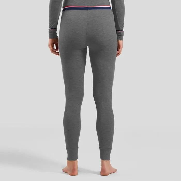 Odlo Base Layers The Active Warm Originals Base Layer Bottoms Odlo Steel Grey Melange 8211 Women
