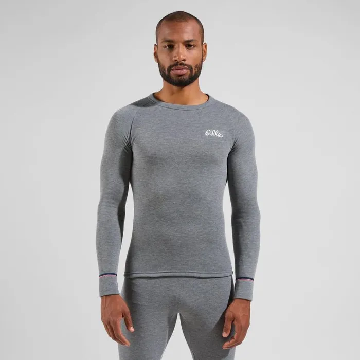Odlo Base Layers The Active Warm Originals Base Layer Top Odlo Steel Grey Melange 8211 Men Odlo Base Layers The Active Warm Originals Base Layer Top Odlo Steel Grey Melange 8211 Men