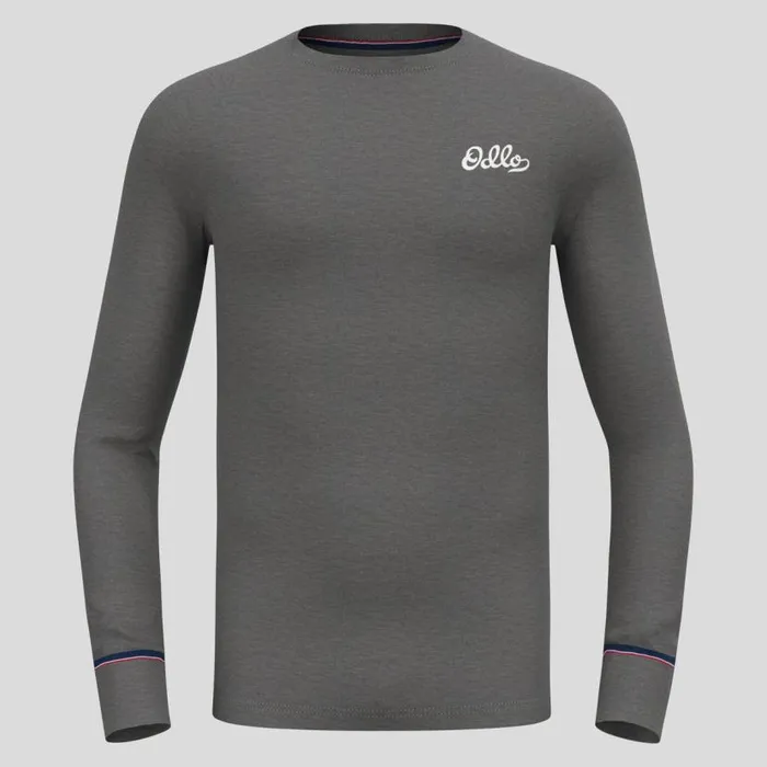 Odlo Base Layers The Active Warm Originals Base Layer Top Odlo Steel Grey Melange 8211 Men