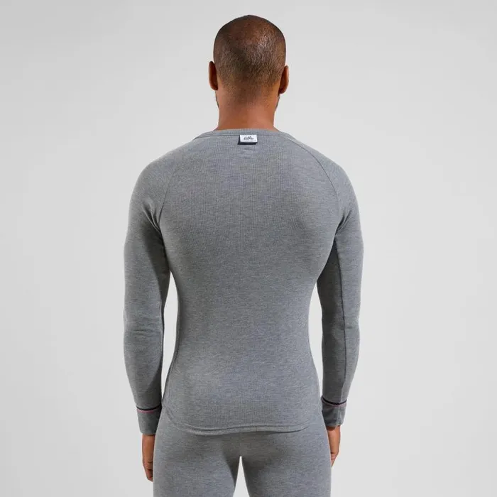 Odlo Base Layers The Active Warm Originals Base Layer Top Odlo Steel Grey Melange 8211 Men