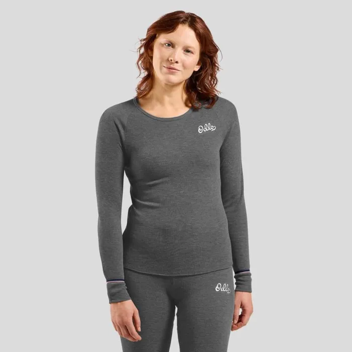 Odlo Base Layers The Active Warm Originals Base Layer Top Odlo Steel Grey Melange 8211 Women Odlo Base Layers The Active Warm Originals Base Layer Top Odlo Steel Grey Melange 8211 Women