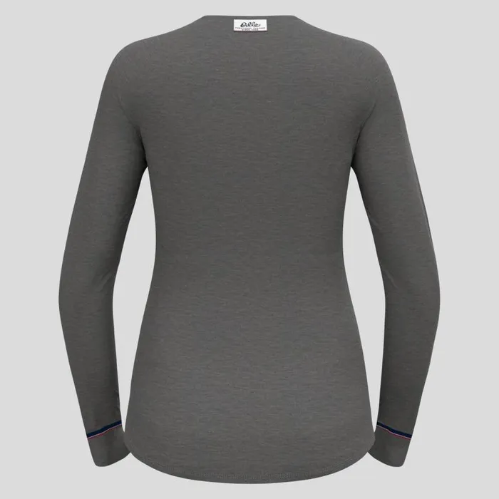 Odlo Base Layers The Active Warm Originals Base Layer Top Odlo Steel Grey Melange 8211 Women