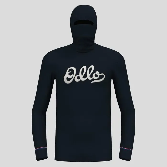 Odlo Base Layers The Active Warm Originals Base Layer With Facemask Dark Sapphire 8211 Men