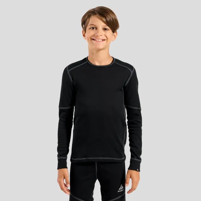 Odlo Base Layers The Active XWarm 039 Base Layer Top Black 8211 Kids