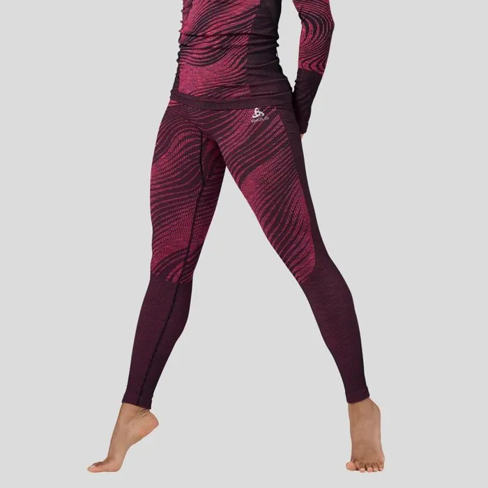Odlo Base Layers The Blackcomb Base Layer Bottoms Festival Fuchsia 8211 Space Dye 8211 Women Odlo Base Layers The Blackcomb Base Layer Bottoms Festival Fuchsia 8211 Space Dye 8211 Women