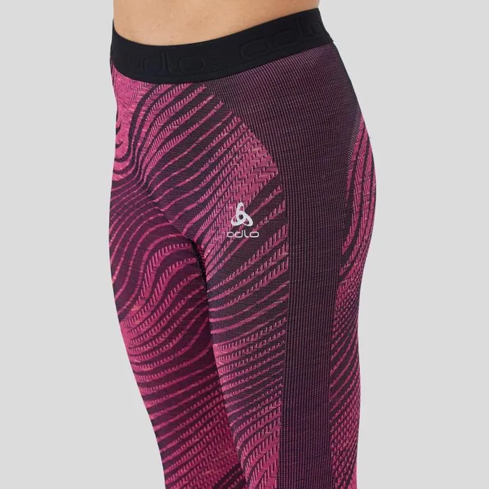 Odlo Base Layers The Blackcomb Base Layer Bottoms Festival Fuchsia 8211 Space Dye 8211 Women