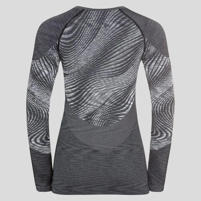 Odlo Base Layers The Blackcomb Base Layer Top Black 8211 Space Dye 8211 Women