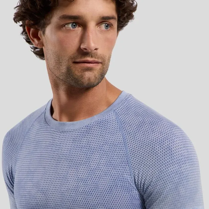 Odlo Base Layers The Hyper Contrast Performance Light Base Layer Skipper Blue 8211 Men