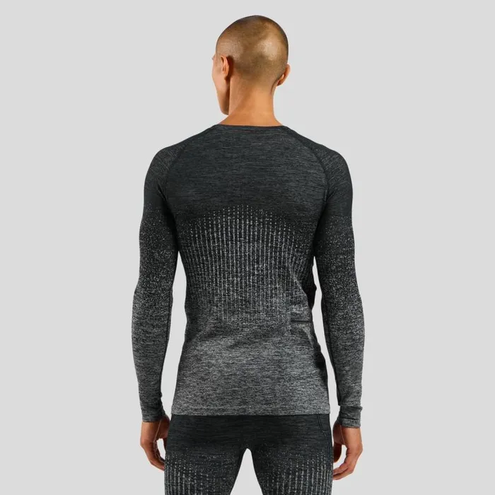 Odlo Base Layers The IThermic XWarm Base Layer Top 20 Rechargeable Battery Odlo Steel Grey Melange 8211 Black 8211 Men