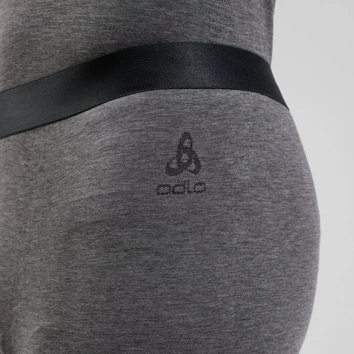Odlo Base Layers The Kinship Light Base Layer Bottoms Grey Melange 8211 Black 8211 Men