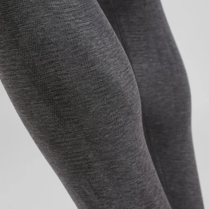 Odlo Base Layers The Kinship Light Base Layer Bottoms Grey Melange 8211 Black 8211 Men