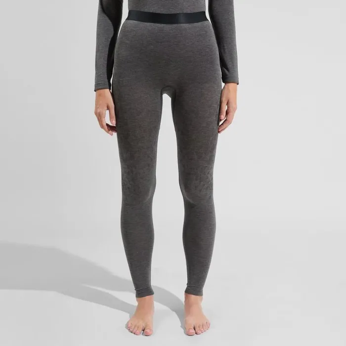 Odlo Base Layers The Kinship Light Base Layer Bottoms Grey Melange 8211 Black 8211 Women Odlo Base Layers The Kinship Light Base Layer Bottoms Grey Melange 8211 Black 8211 Women