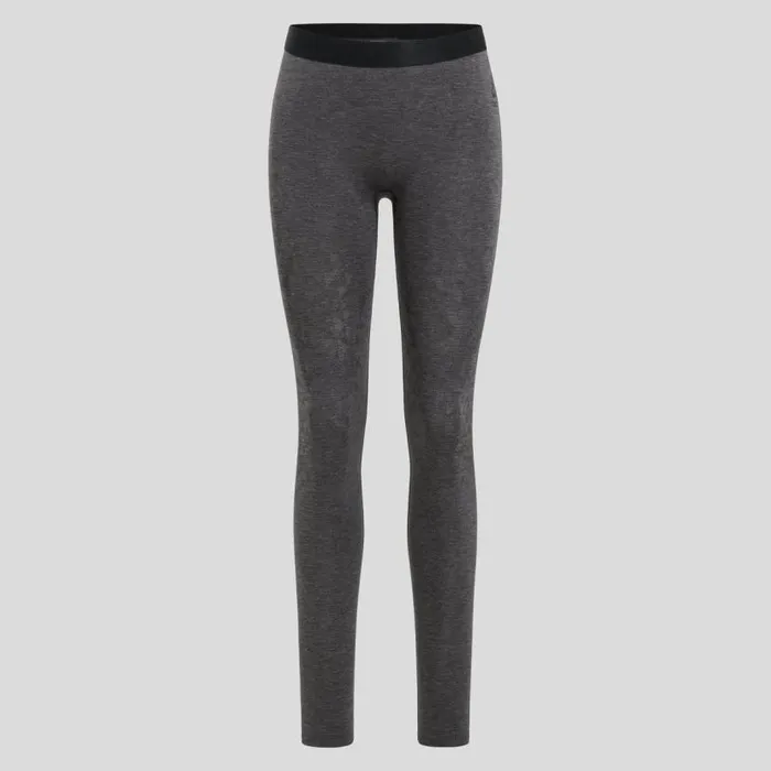 Odlo Base Layers The Kinship Light Base Layer Bottoms Grey Melange 8211 Black 8211 Women