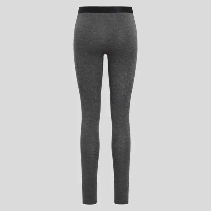 Odlo Base Layers The Kinship Light Base Layer Bottoms Grey Melange 8211 Black 8211 Women