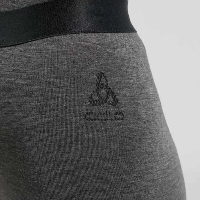 Odlo Base Layers The Kinship Light Base Layer Bottoms Grey Melange 8211 Black 8211 Women
