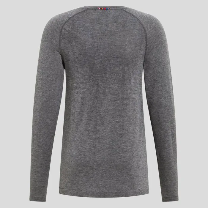 Odlo Base Layers The Kinship Light Base Layer Top Grey Melange 8211 Black 8211 Men