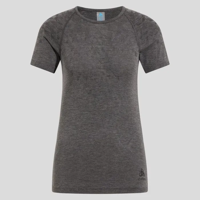 Odlo Base Layers The Kinship Light Base Layer Top Grey Melange 8211 Black 8211 Women Odlo Base Layers The Kinship Light Base Layer Top Grey Melange 8211 Black 8211 Women