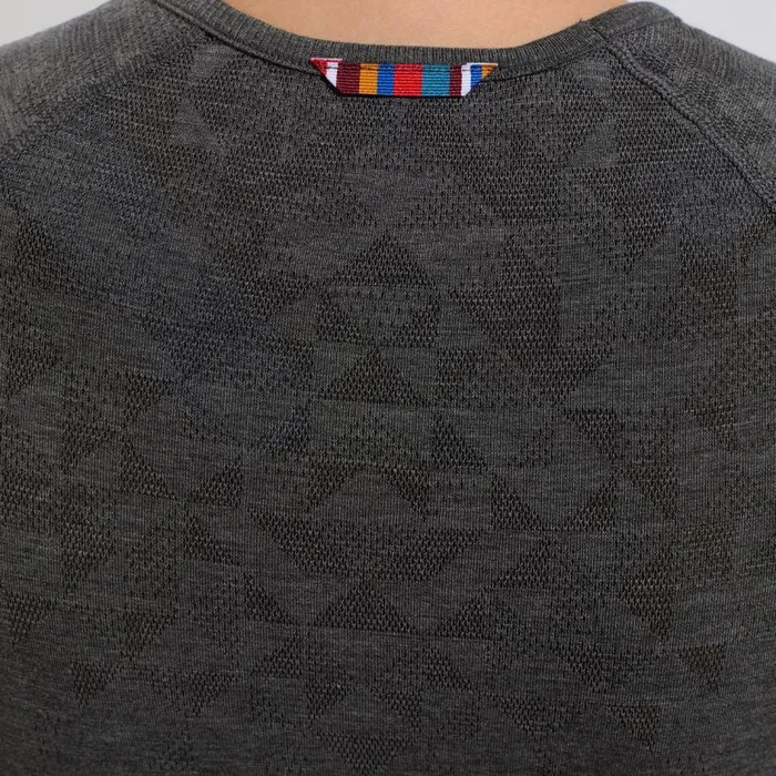 Odlo Base Layers The Kinship Light Base Layer Top Grey Melange 8211 Black 8211 Women