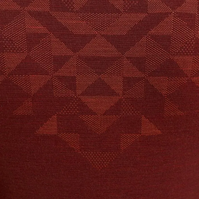 Odlo Base Layers The Kinship Performance Wool Warm Base Layer With Facemask Spiced Apple Melange 8211 Women
