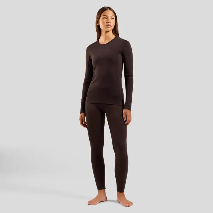 Odlo Base Layers The Natural Merino 160 Base Layer Top Fudge 8211 Women