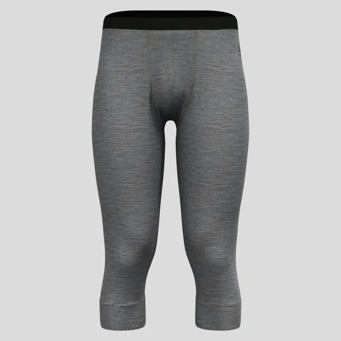 Odlo Base Layers The Natural Merino 200 Base Layer 34 Bottoms Odlo Steel Grey Melange 8211 Men