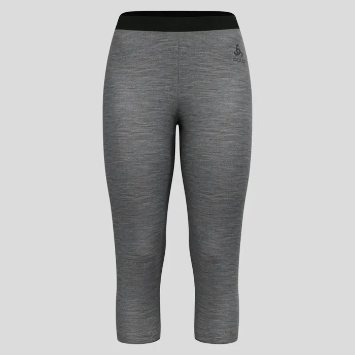 Odlo Base Layers The Natural Merino 200 Base Layer 34 Bottoms Odlo Steel Grey Melange 8211 Women