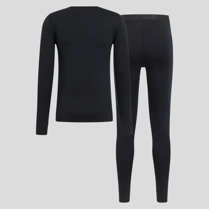 Odlo Base Layers The Natural Merino 200 Base Layer Set Black 8211 Men