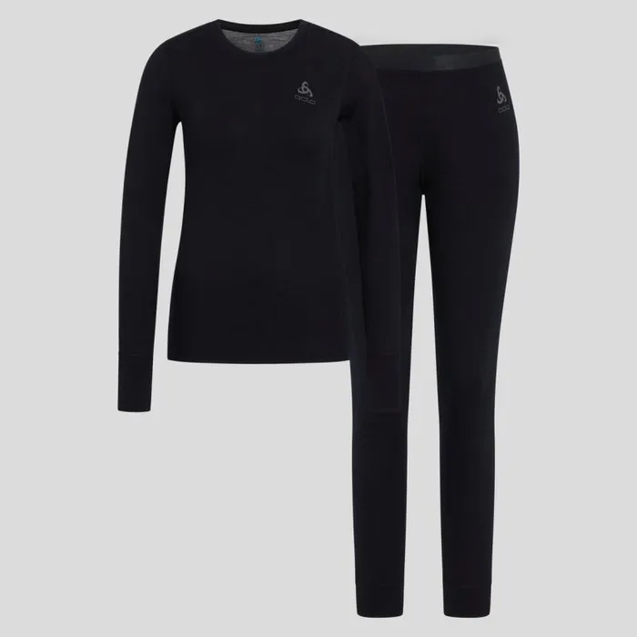 Odlo Base Layers The Natural Merino 200 Base Layer Set Black 8211 Women