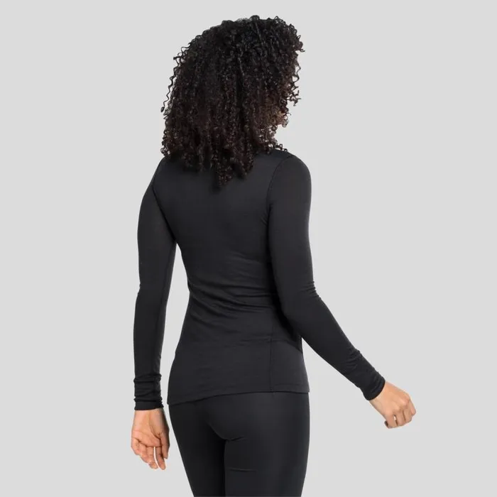 Odlo Base Layers The Natural Merino 200 Base Layer Top Black 8211 Black 8211 Women
