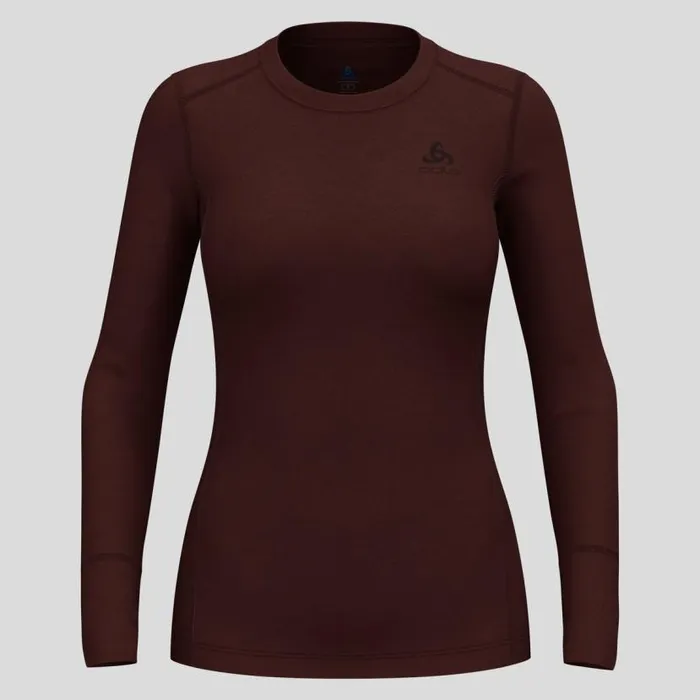 Odlo Base Layers The Natural Merino 200 Base Layer Top Fudge 8211 Women