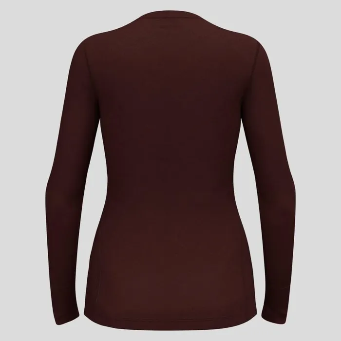 Odlo Base Layers The Natural Merino 200 Base Layer Top Fudge 8211 Women