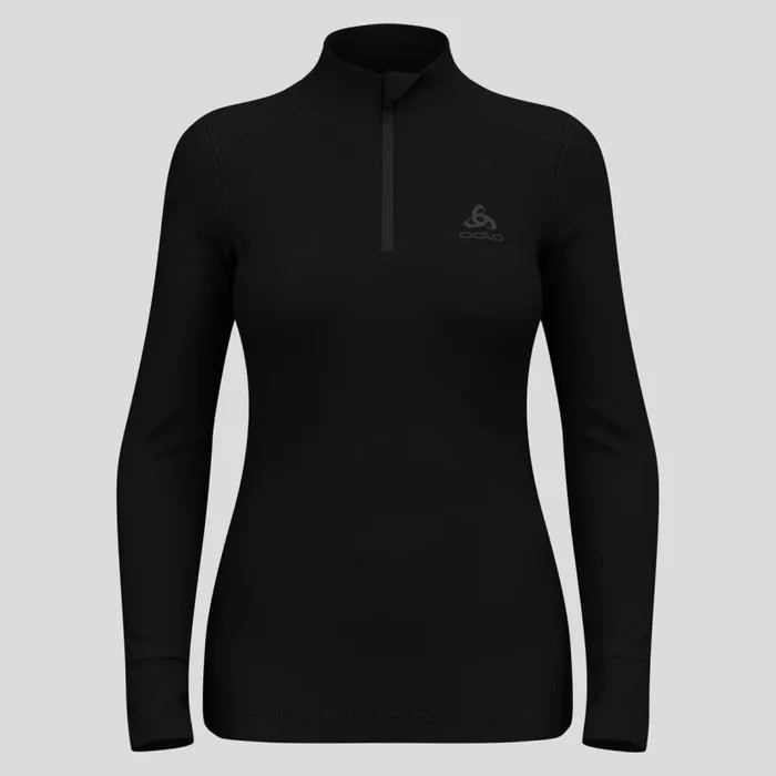 Odlo Base Layers The Natural Merino 260 Base Layer HalfZip Black 8211 Women