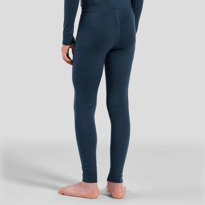 Odlo Base Layers The Natural Merino Warm Base Layer Set Blue Wing Teal 8211 Blue Ashes 8211 Kids