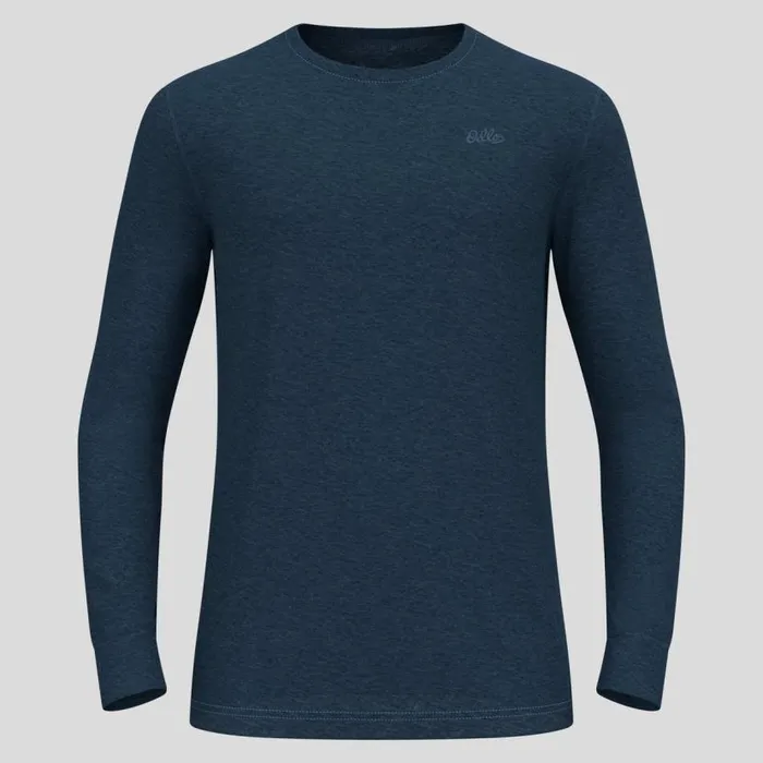 Odlo Base Layers The Natural Merino Warm Base Layer Set Blue Wing Teal 8211 Blue Ashes 8211 Men