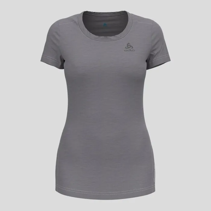 Odlo Base Layers The Natural Performance Wool 130 Base Layer TShirt Grey Melange 8211 Women