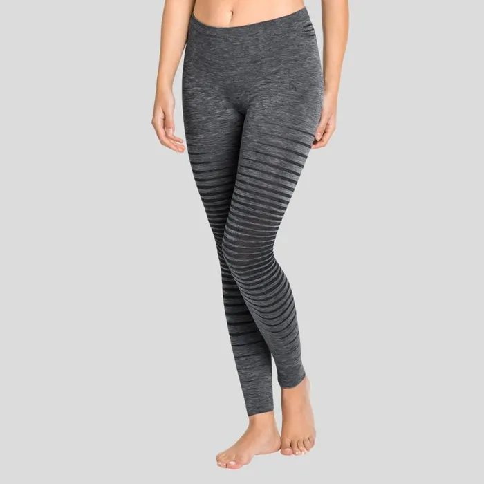 Odlo Base Layers The Performance Light Base Layer Pants Grey Melange 8211 Women Odlo Base Layers The Performance Light Base Layer Pants Grey Melange 8211 Women