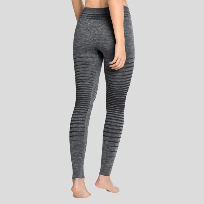 Odlo Base Layers The Performance Light Base Layer Pants Grey Melange 8211 Women