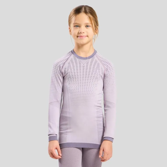 Odlo Base Layers The Performance Warm 039 Base Layer Top Misty Lilac 8211 Kids Odlo Base Layers The Performance Warm 039 Base Layer Top Misty Lilac 8211 Kids